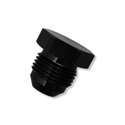 AN -6 Male Flare Plug - Black - 980606BK by AN3 Parts