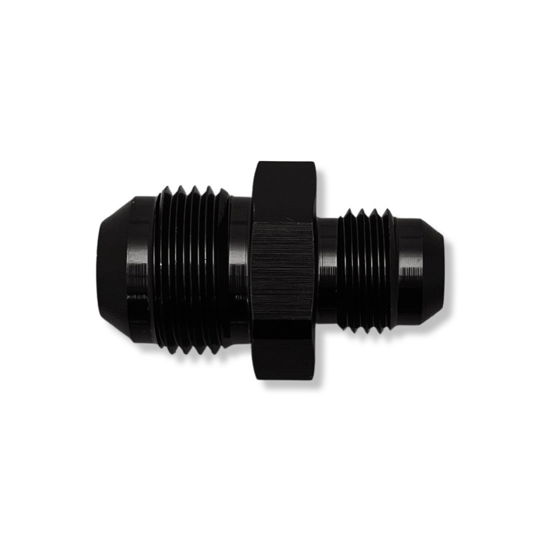 ADLER SPEED Black Aluminum AN-6 Male To 1/4" BSP/BSPP Straight Adapter Fitting