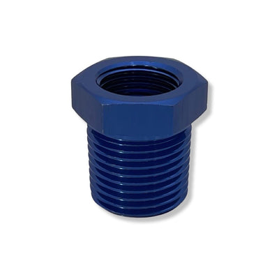 1" -11.5 NPT to 1/2" -14 NPT Reducer - Blue - 991211 by AN3 Parts