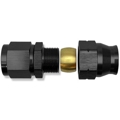 -10 AN FEMALE TO 5/8" TUBING - BLACK - 165110BK by AN3 Parts