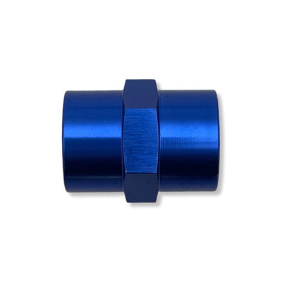 1/2" -14 NPT Female Coupling - Blue - 991004 by AN3 Parts