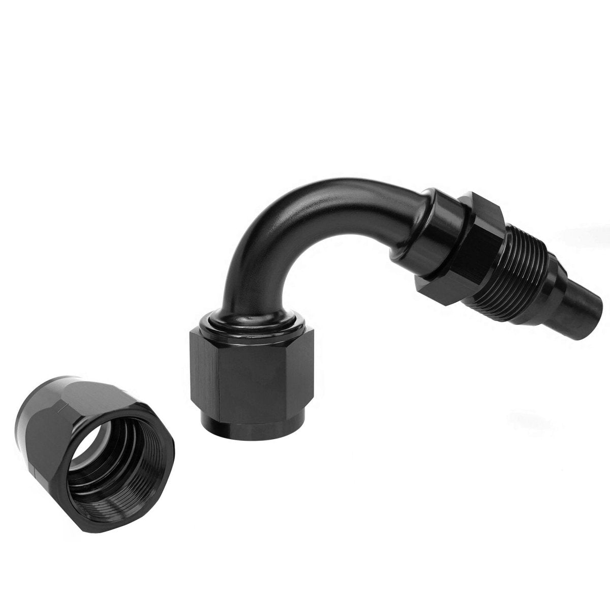 120° Braided Hose Fitting - 812004BK by AN3 Parts
