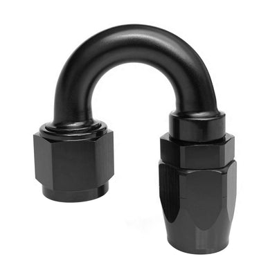 180° Braided Hose Fitting - 818004BK by AN3 Parts