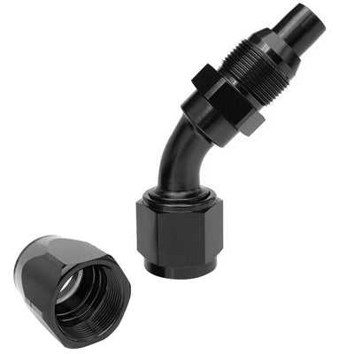 45° Braided Hose Fitting - 804604BK by AN3 Parts