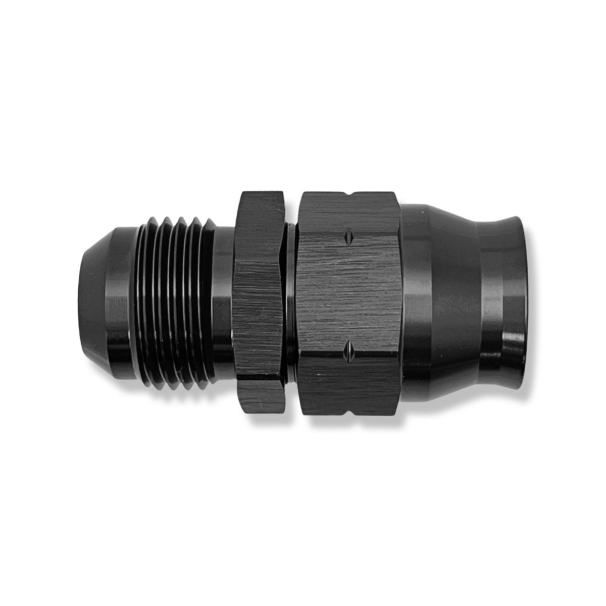-6 AN MALE TO 3/8" TUBING - BLACK - 165006BK by AN3 Parts