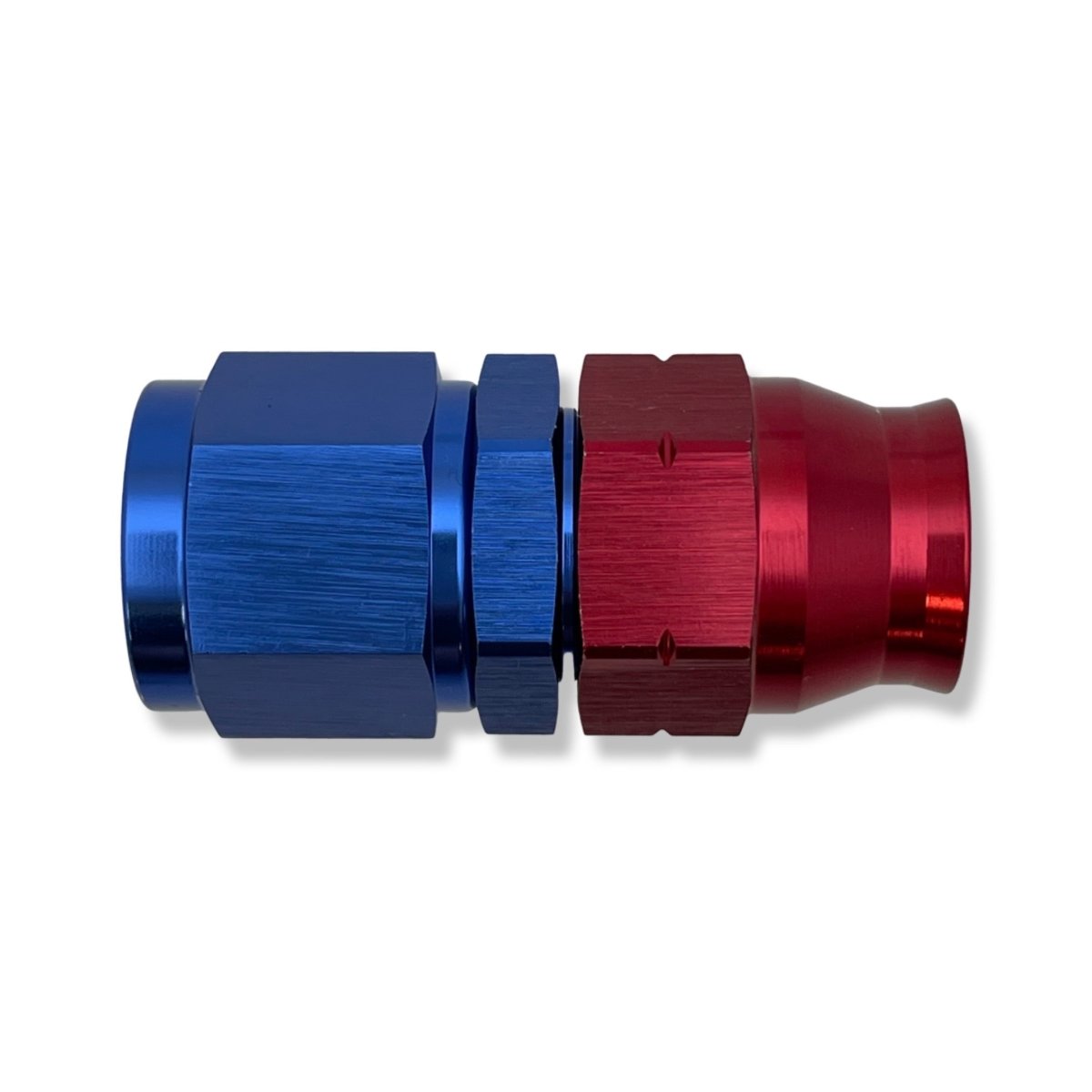 -8 AN FEMALE TO 1/2" TUBING - RED/BLUE - 165108 by AN3 Parts
