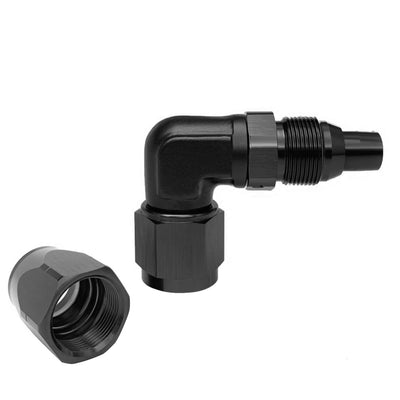 90° Forged Braided Hose Fitting - 809006BK by AN3 Parts