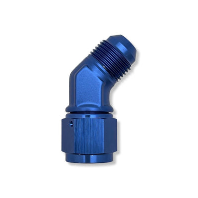 AN10 45° Female to Male Adapter - Blue - 924110 by AN3 Parts