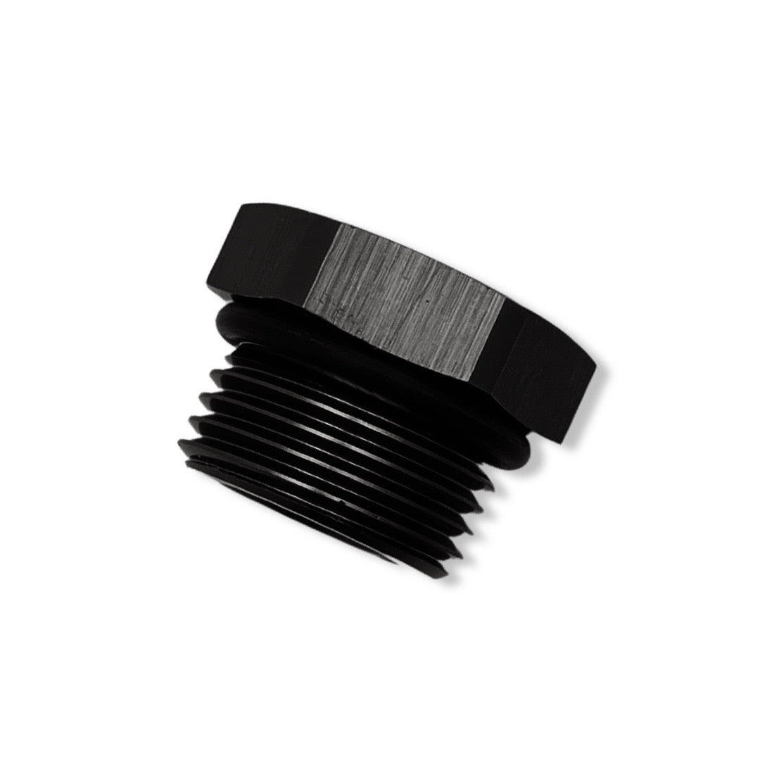 AN10 Male Port Plug - Black – AN3 Parts