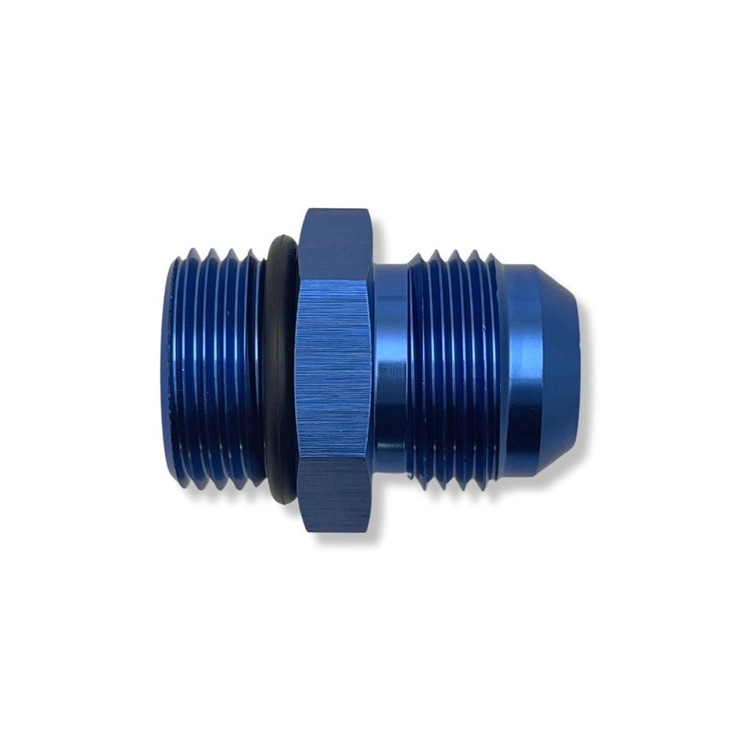 AN10 to 3/4" -16 UNF O-ring Port Adapter - Blue