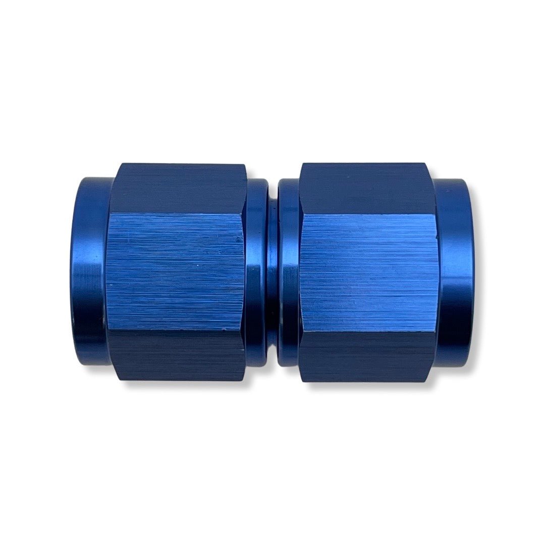 AN12 Female to Female Adapter - Blue