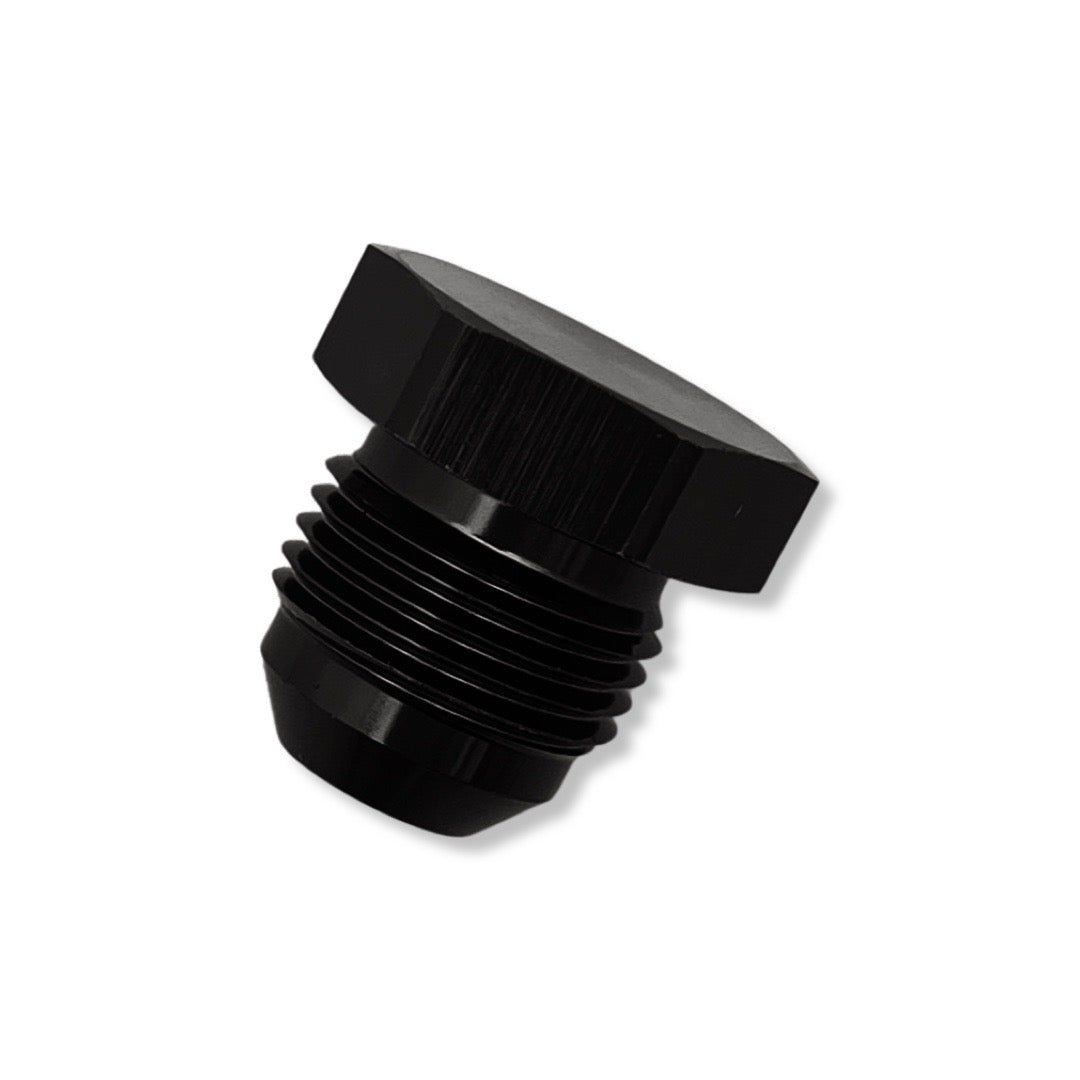 AN16 Male Flare Plug - Black