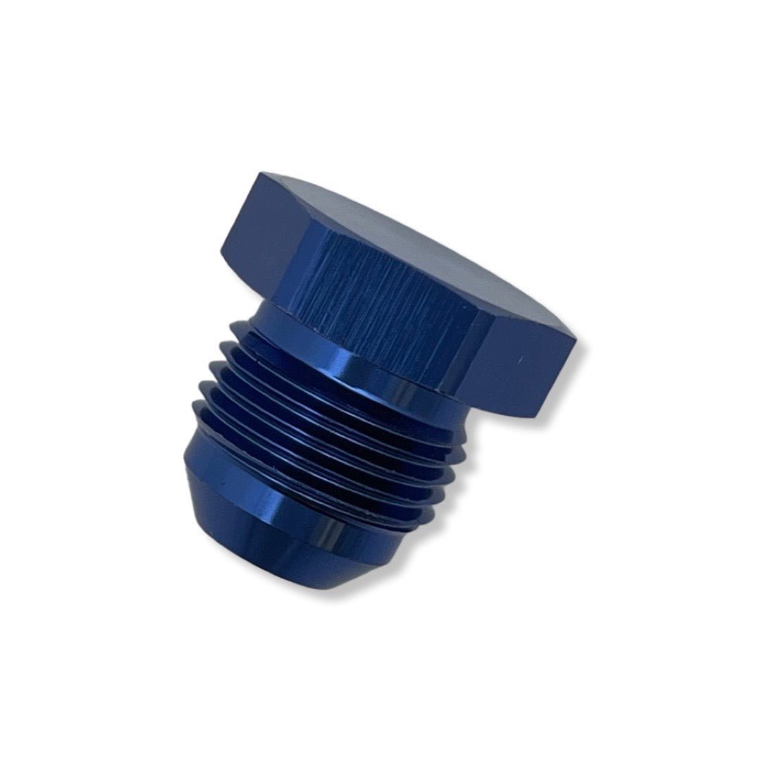 AN16 Male Flare Plug - Blue