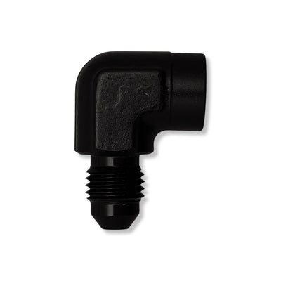AN3 Male to 1/8" -27 NPT Female 90° Adapter - Black - 968603BK by AN3 Parts
