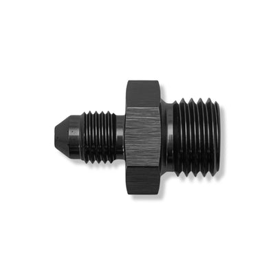 AN3 to M14x1.5 Concave Male Adapter - Black - 3060355DBK by AN3 Parts