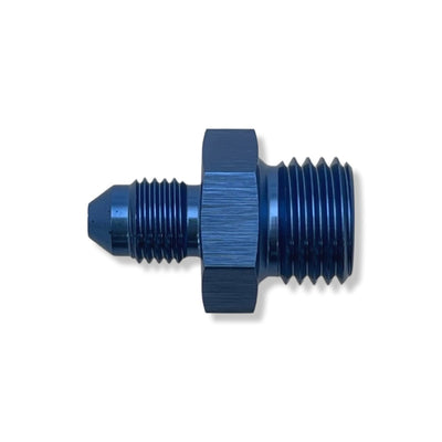 AN3 to M14x1.5 Concave Male Adapter - Blue - 3060355D by AN3 Parts