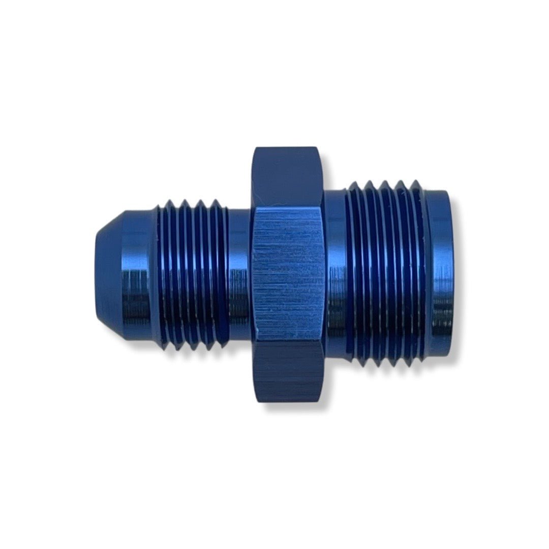 AN6 to 11/16" -18 UNF Concave Power Steering Adapters - Blue - 991950 by AN3 Parts