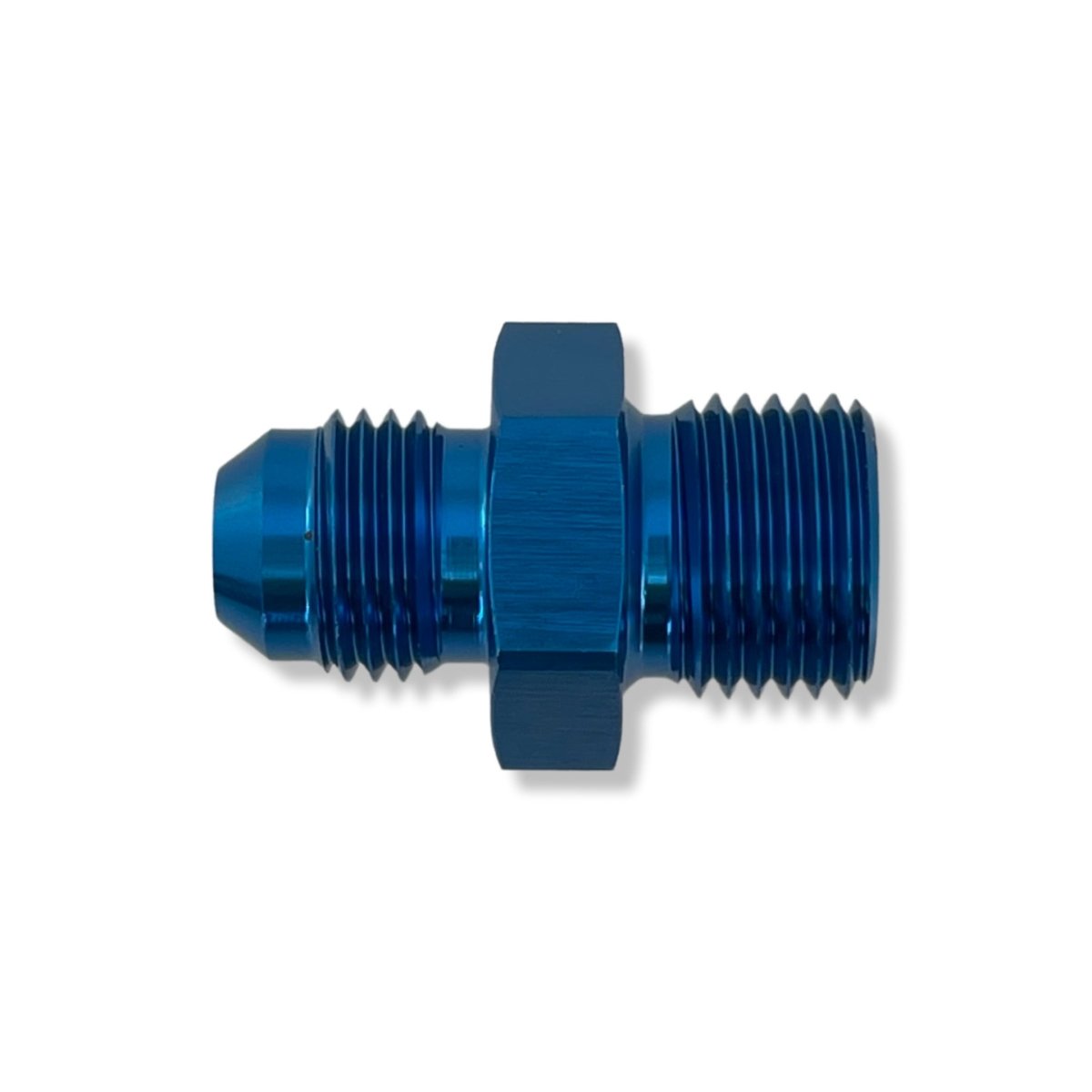 AN6 to M16x1.5 Concave Male Adapter - Blue - 3060665D by AN3 Parts