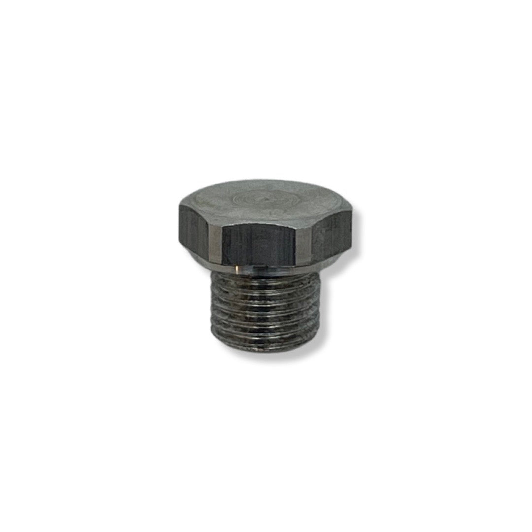 M10x1 Male Plug - Silver - 314031D by AN3 Parts